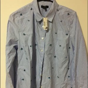 J crew button down blouse